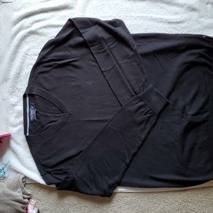 Nautica Luxury Performance fine-knit sweater in Black Size XL EUC